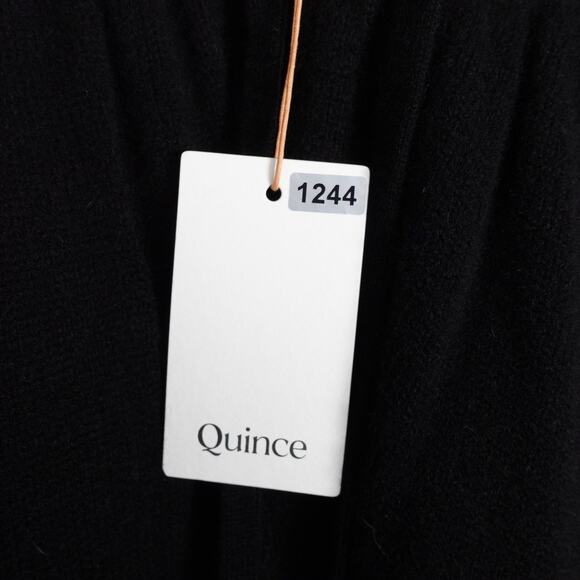 New Quince Men's Black Mongolian Cashmere Jogger Sweatpants Size Medium 1244 - Picture 9 of 14